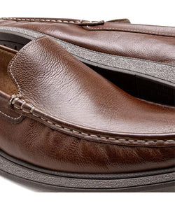 Mocassim Masculino Democrata Nash Couro Conhaque