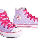 Tênis Infantil Converse All Star Side Zip Violeta