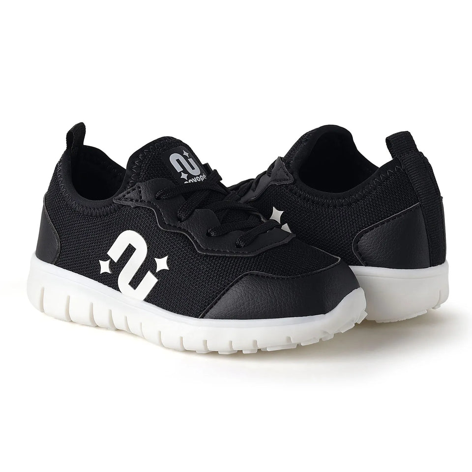 Tênis Infantil Novopé Originall Flex Preto com Branco